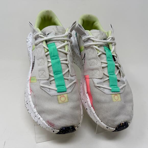 Nike Crater Impact Run Shoe Womens 8 White Green Sporty Sturdy I.9.3 Lightweight - Picture 6 of 15